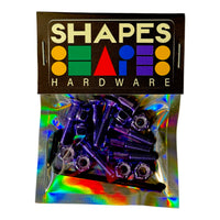 SHAPES 1” Hardware - Purple